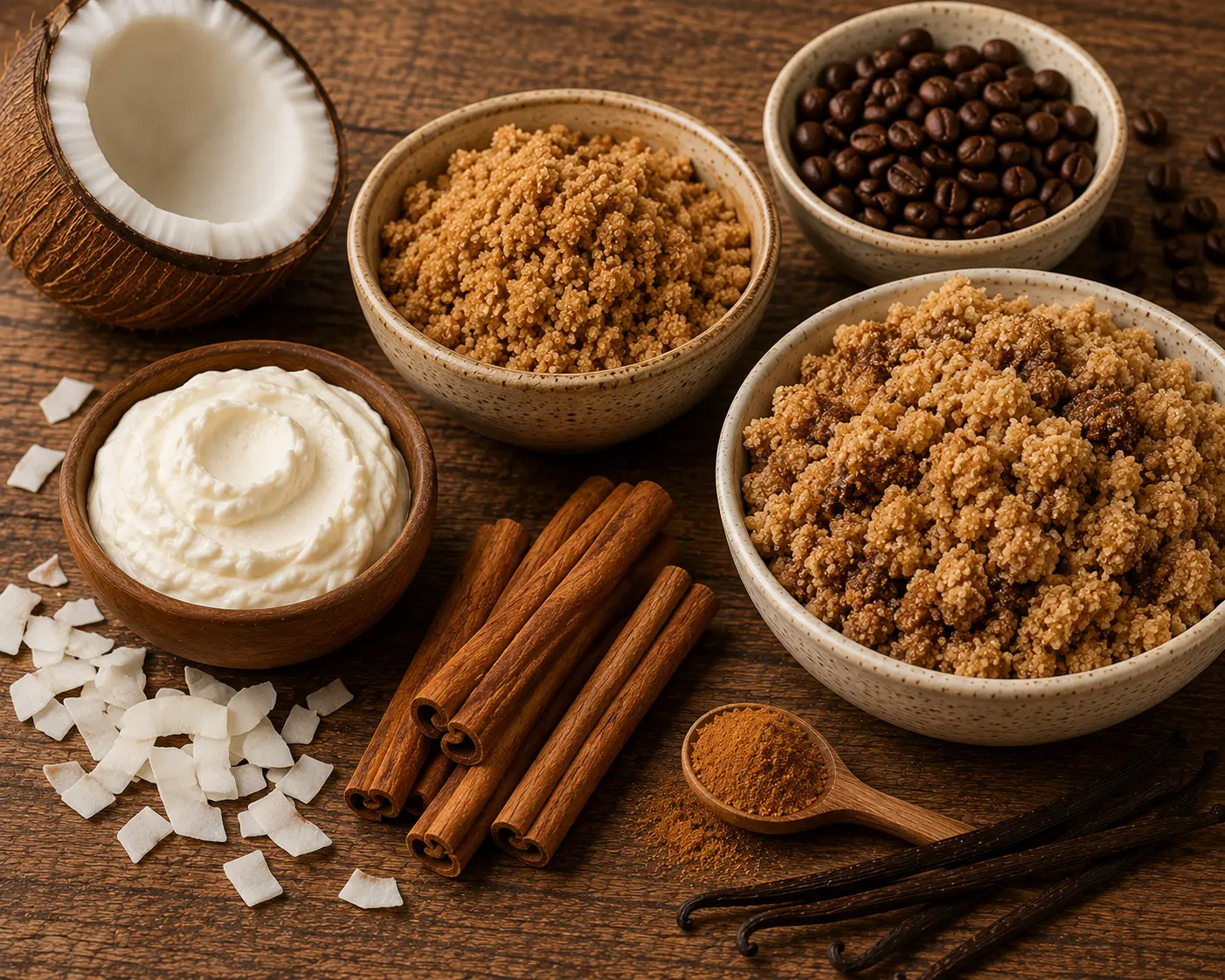 Coconut Creme Pie / Coffee Cake handmade soap scent profile